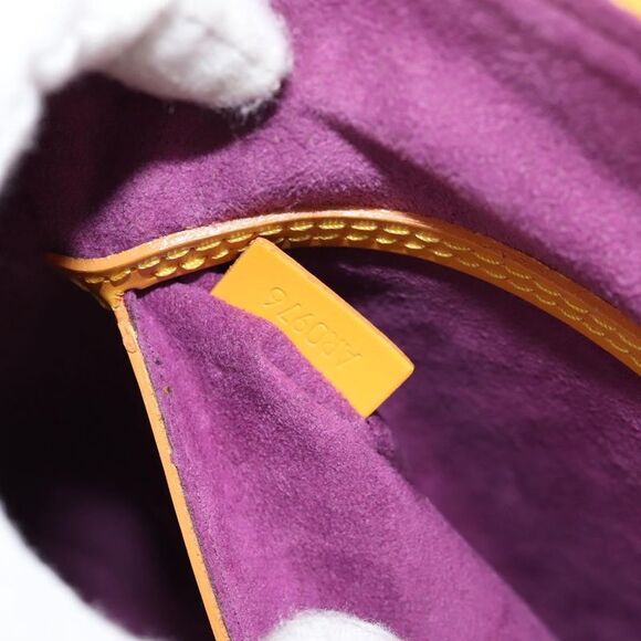 Louis Vuitton Alma Handbag Epi Leather Yellow Leather Handbag (Pre-Owned) - Picture 7 of 16